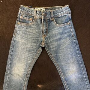 Denizen from Levi's Boy’s Straight Jeans in Distressed Blue